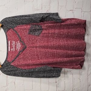 Pressbox University South Carolina Gamecocks Pride Tee Shirt 3/4 Sleeve Size 1x